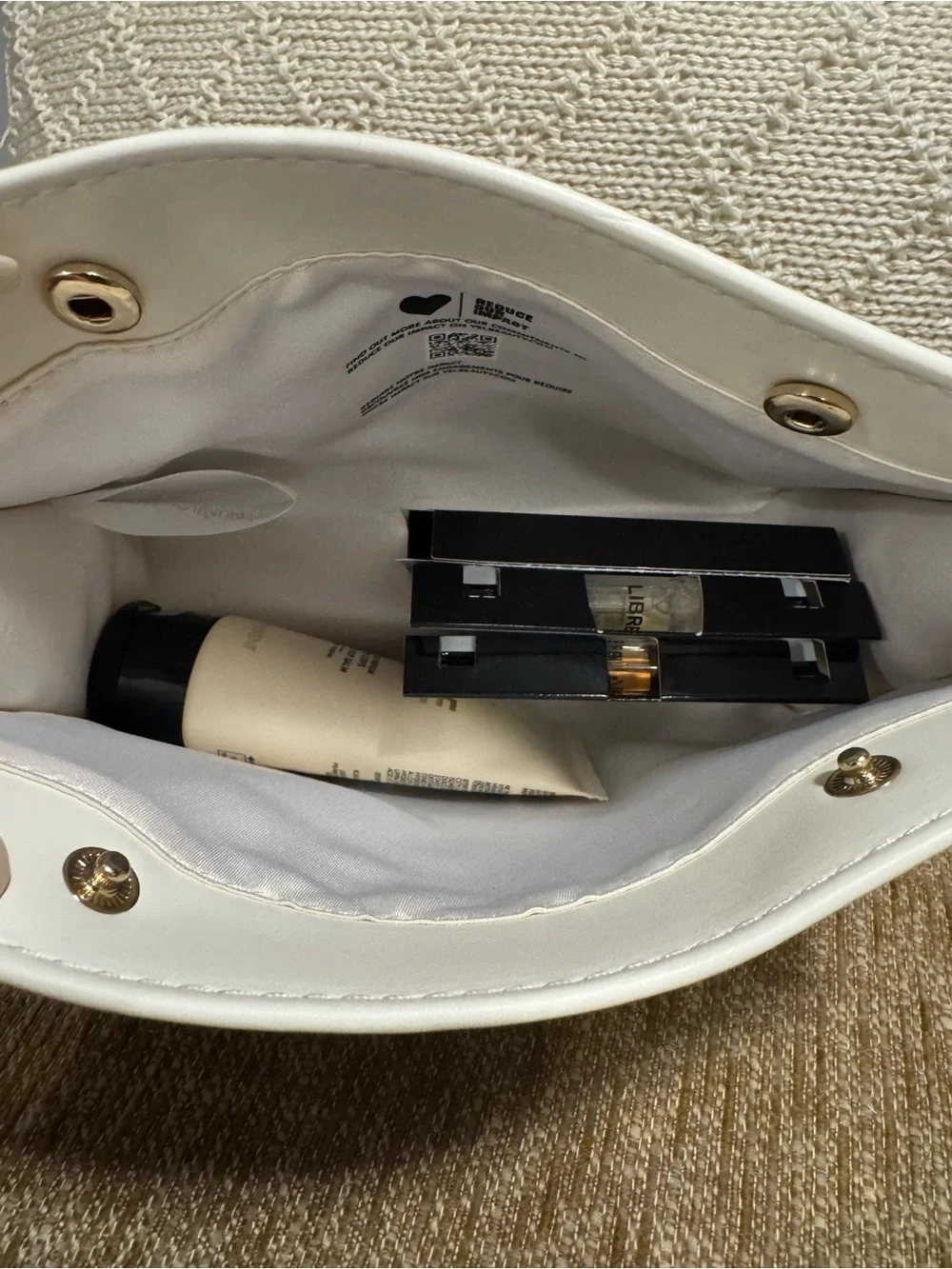 NEW Authentic YSL Yves Saint Laurent Libre Samples & Body Balm Lotion Bag Set
